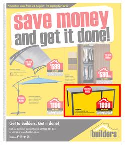 Builders : Save Money And Get It Done (22 Aug - 10 Sep 2017), page 1