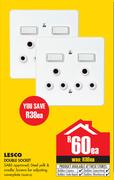 Lesco Double Socket-Each