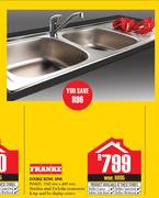 Franke Double Bowl Sink PLN621