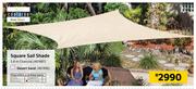 Coolaroo Square Sail Shade 5.4m (Charcoal)