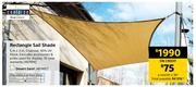 Coolaroo Rectangle Sail Shade 5m x 3m