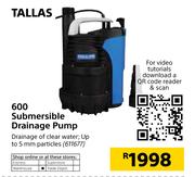 Tallas 600 Submersible Drainage Pump