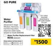 Go Pure Water Purifier Replacement Filter