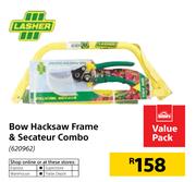 Lasher Bow Hacksaw Frame & Secateur Combo