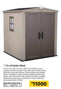 Keter 6x6 Factor Shed