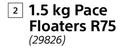 hth 1.5kg Pace Floaters