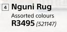 Design House Rome Nguni Rug