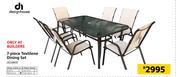 Design House 7 Piece Textlene Dining Set