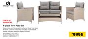 Design House 4 Piece Trevi Patio Set