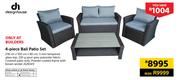 Design House 4 Piece Bali Patio Set