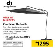  Design House Cantilever Umbrella