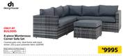  Design House 4 Piece Monterosso Corner Sofa Set