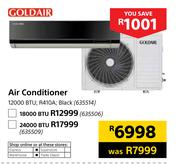 Goldair Air Conditioner Black 24000 BTU 