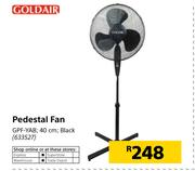 Goldair 40cm Pedestal Fan Black GPF-YAB