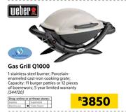 Weber Gas Grill Q1000