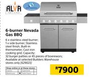 Alva 6 Burner Nevada Gas BBQ