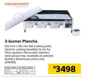 Mega Master 3 Burner Plancha