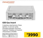 Mega Master 630 Gas Insert