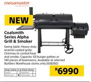 Mega Master Coalsmith Series Alpha Grill & Smoker
