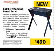 Mega Master 700 Barrel Freestanding Braai
