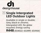 Design House Single Integrated LED Outdoor Lights
