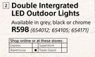 Design House Double Integrated LED Outdoor Lights
