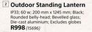 Outdoor Standing Lantern IP33