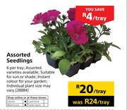 Assorted Seedlings-Per Tray