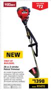 Hyper Tough 26cc 2 Stroke Petrol Trimmer