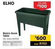 Elho XXL Basics Grow Green Table 