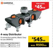 Gardena 4 Way Distributor-Each