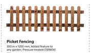 Picket Fencing-300mm x 1200mm