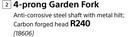 Lasher 4 Prong Garden Fork