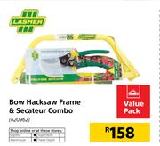 Lasher Bow Hacksaw Frame & Secateur Combo