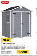 Keter 6 x 5 Manor Shed-185cm(w) x 152cm(d) x 226cm(h)