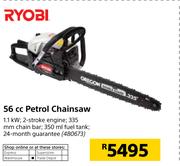 Ryobi 56cc Petrol Chainsaw