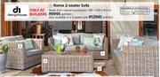 Design House Rome 2 Seater Sofa