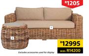 Design House Jungle Weave 3 Seater Sofa