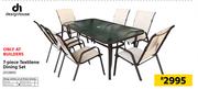 Design House 7 Piece Textlene Dining Set