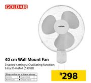 Goldair 40cm Wall Mount Fan