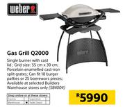 Weber Gas Grill Q2000