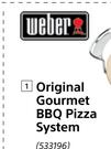 Weber Original Gourmet BBQ Pizza System