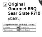 Weber Original Gourmet BBQ Sear Grate 