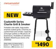 Megamaster Coalsmith Series Charlie Grill & Smoker