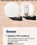 Outdoor PVC Lanterns IP44 Excluding Globes