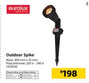Eurolux Outdoor Spike Black 400x75mm
