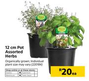 12cm Pot Assorted Herbs-Each