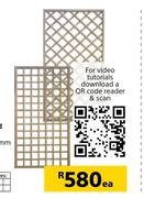 32mm Diamond Or Square Trellis-900mm x 1800mm Each