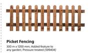 Picket Fencing-300mm x 1200mm