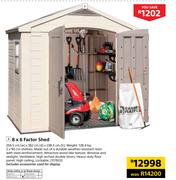 Keter 8 x 6 Factor Shed-256.5cm(w) x 182cm(d) x 238.5cm(h)